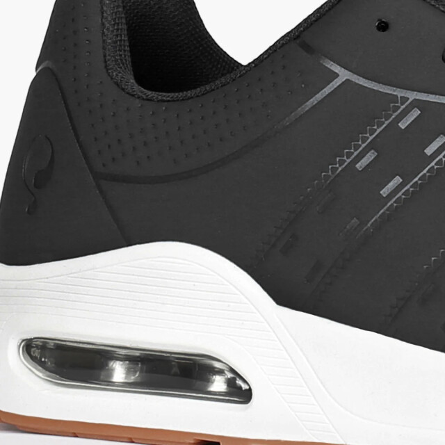 Q1905 Sneaker hank zwart/ wit QM1243341-199-1 large