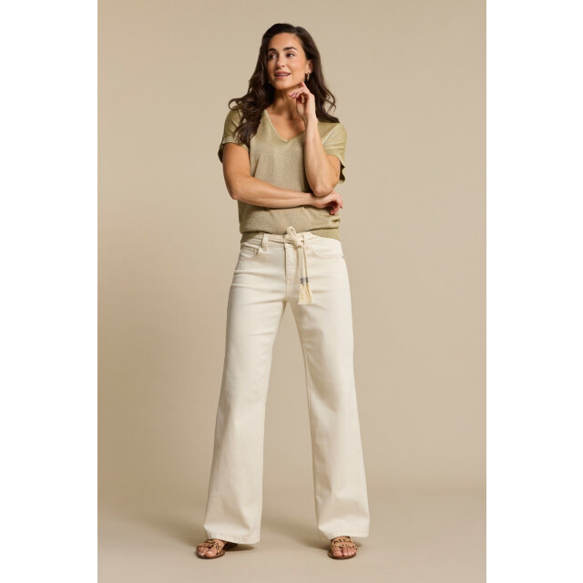 Red Button Colette belt RB colette belt ecru L33 large