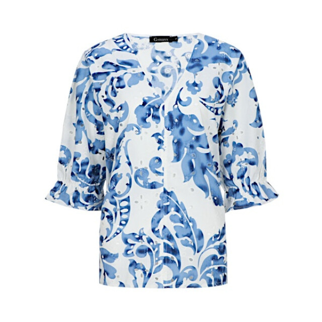 G-Maxx Top ophelia-offwhite/light indigo Ophelia-Offwhite/light indigo large