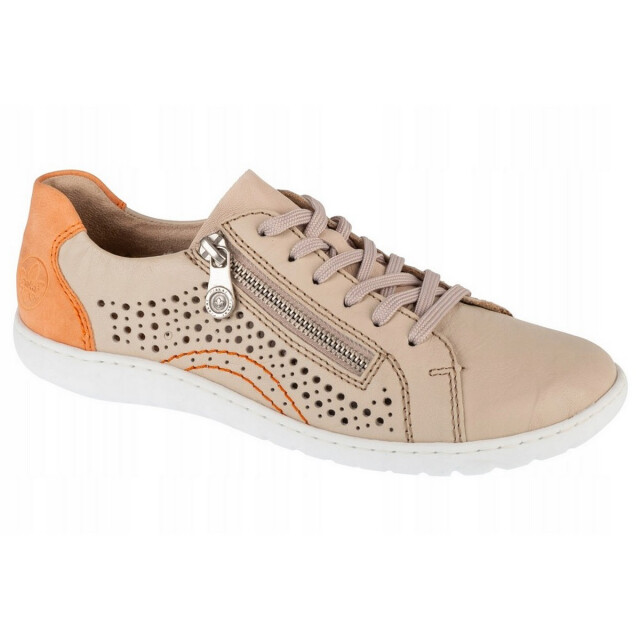 Rieker Dames leren trainers UTPP6909_beige large