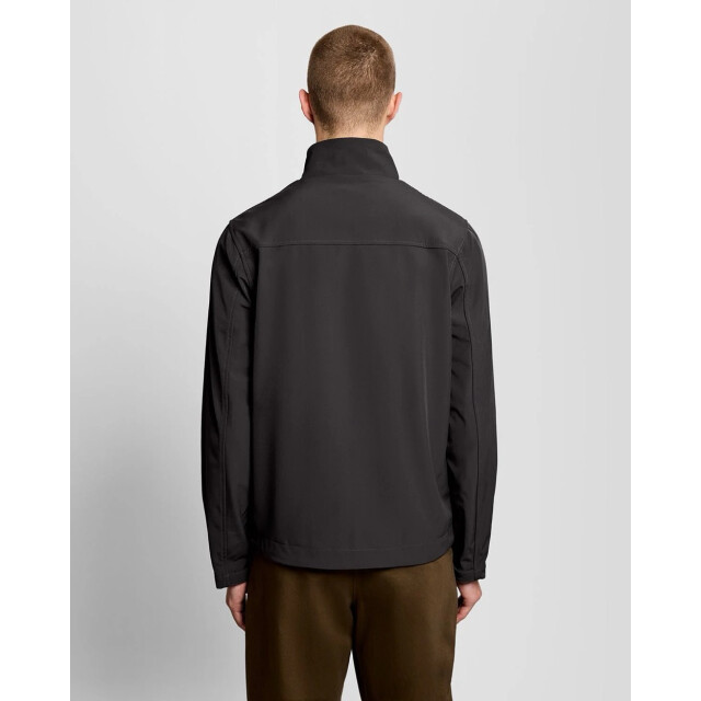 Lyle and Scott Mesh back soft shell jacket antraciet 5510.85.0002 large
