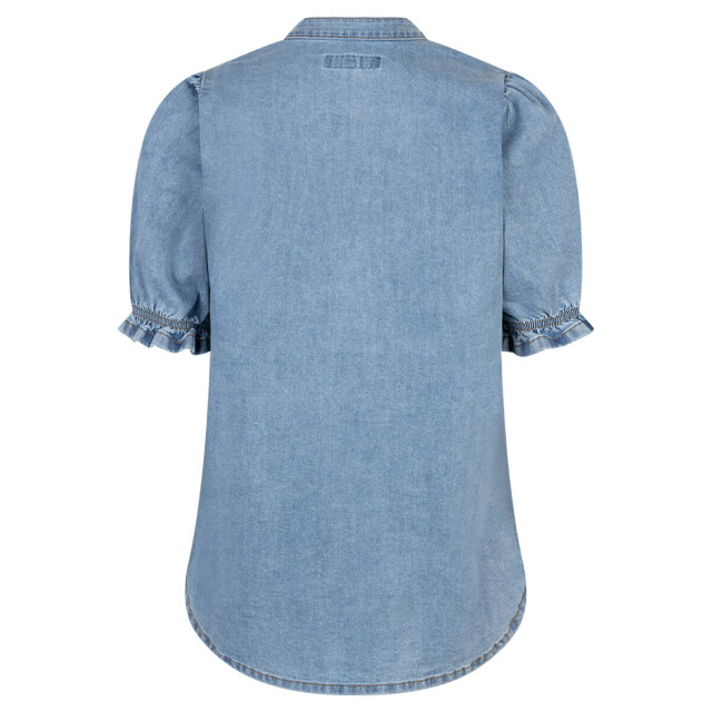 Red Button Blouse korte mouw srb4875 victoria Red Button Blouse korte mouw SRB4875 VICTORIA large