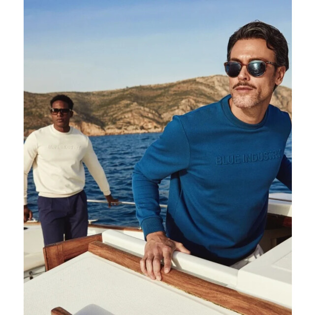 Blue Industry Kbis26-m40 sweater stone KBIS26-M40 STONE large