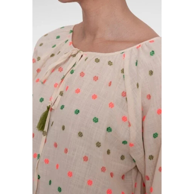 Geisha 63251-20 718 top ecru/green/blush 63251-20 718 large