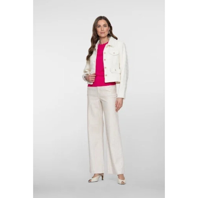 Geisha 61003-10 718 jeans silver stripe ecru/silver 61003-10 718 large