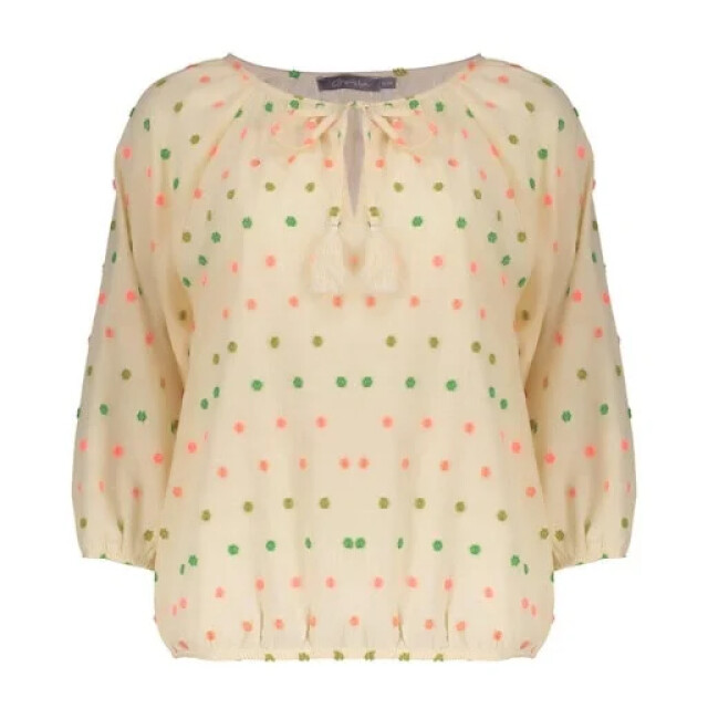 Geisha 63251-20 718 top ecru/green/blush 63251-20 718 large