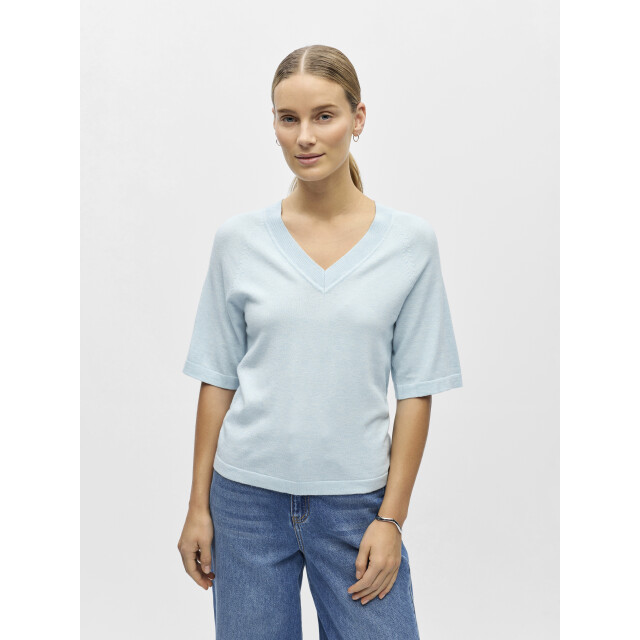 Object Objthess 2/4 lo v-neck knit top noo 23045806 large