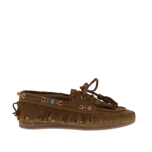 Miss Behave Fosca dames loafer | maat: | kleur: | dames loafers | materiaal: suède 111201 large