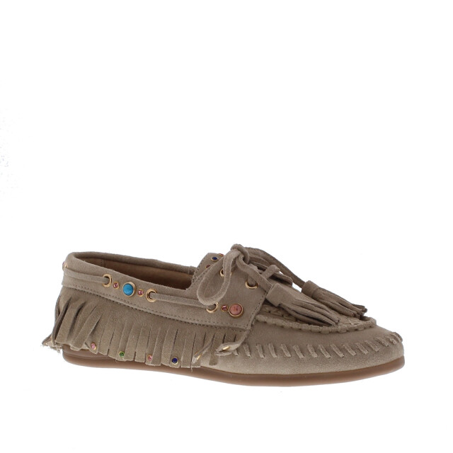 Miss Behave Fosca dames loafer | maat: | kleur: | dames loafers | materiaal: suède 111201 large