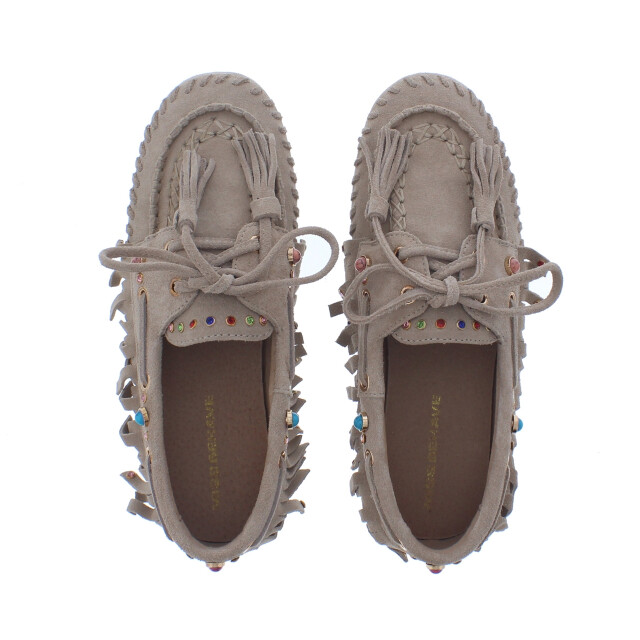 Miss Behave Fosca dames loafer | maat: | kleur: | dames loafers | materiaal: suède 111201 large