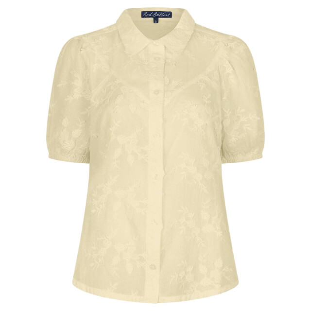 Red Button Blouse korte mouw srb4826 victoria Red Button Blouse korte mouw SRB4826 VICTORIA large