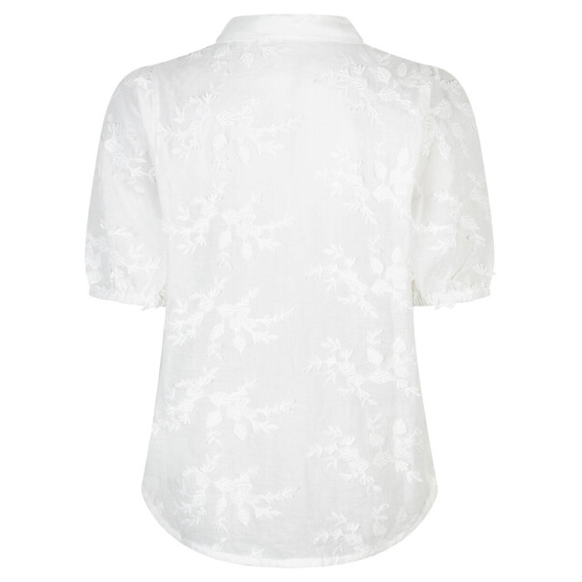 Red Button Blouse korte mouw srb4826 victoria Red Button Blouse korte mouw SRB4826 VICTORIA large