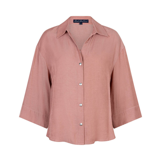 Red Button Blouse lange mouw srb4819 amalia Red Button Blouse lange mouw SRB4819 AMALIA large