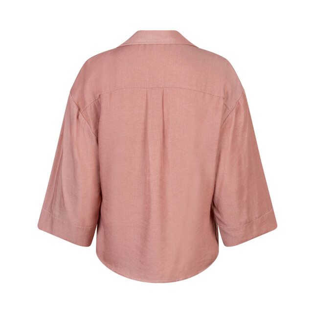 Red Button Blouse lange mouw srb4819 amalia Red Button Blouse lange mouw SRB4819 AMALIA large