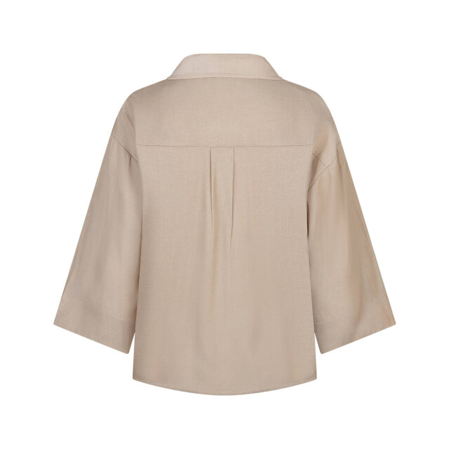 Red Button Blouse lange mouw srb4819 amalia Red Button Blouse lange mouw SRB4819 AMALIA large