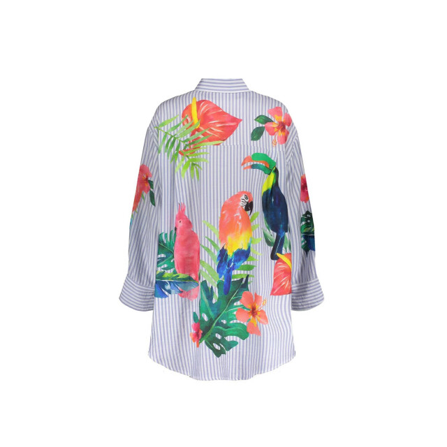 Geisha 63162-70 blouse stripes & birds 63162-70 Blouse stripes & birds large