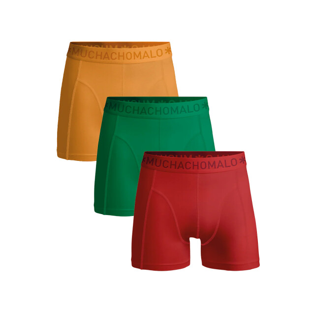 Muchachomalo Jongens 3-pack boxershorts U-SOLID1010-1263J large