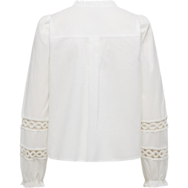 Only Onltua ls detail shirt wvn cs off-white 4309.02.0062 large