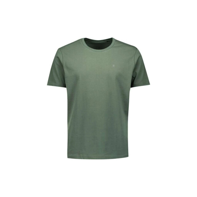 No Excess T-shirt crewneck solid basic dark green 29340701SN-052 large