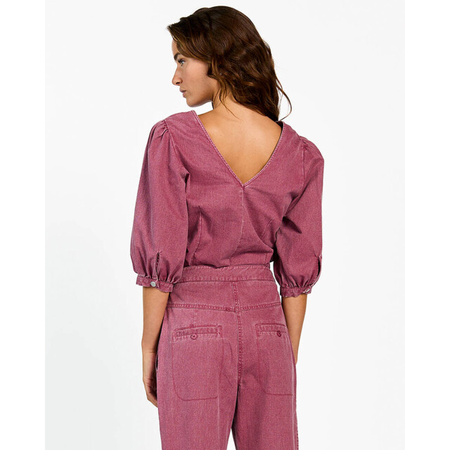 Aaiko Blouse korte mouw nicola twill co 5 Aaiko Blouse korte mouw NICOLA TWILL CO 5 large