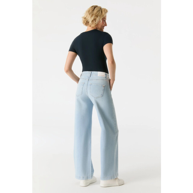 Cup of Joe Lulu wide leg jeans aqua blue COJ Lulu AquaBlue large