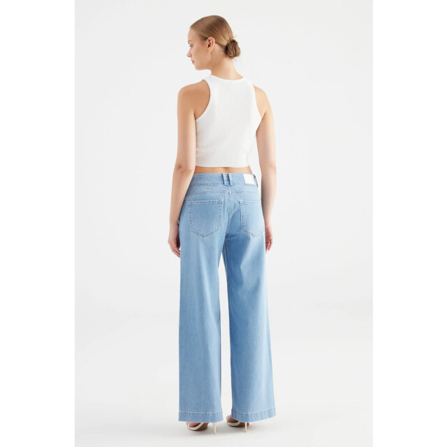 Cup of Joe Carlotta wide leg jeans light blue COJ Carlotta LightBlue large
