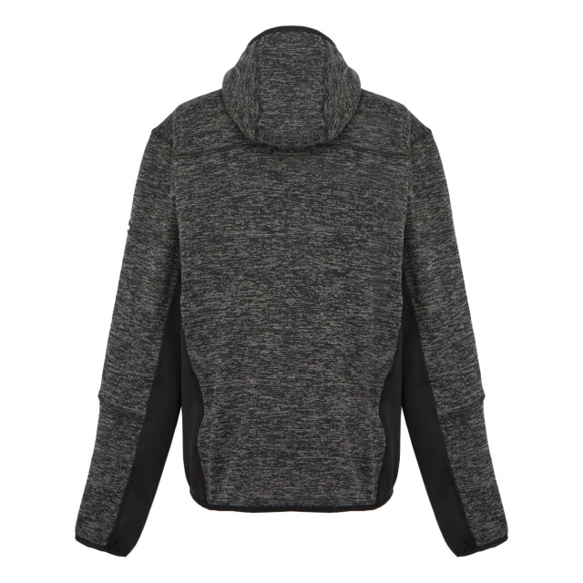 Regatta Heren alven full zip fleecejack UTRG11883_ashmarlblack large