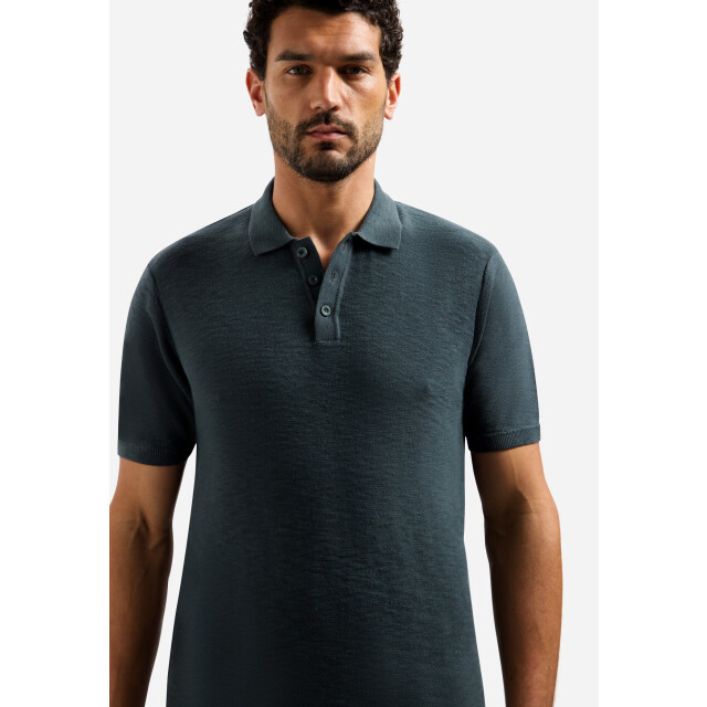 No Excess Heren polo 31240263sn 124 dark steel No Excess Polo 31240263SN 013Kit large