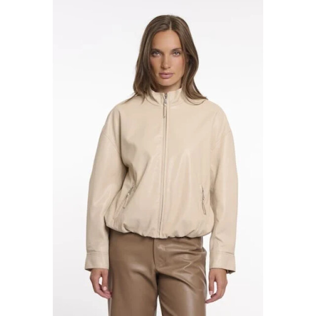 Rino & Pelle Shay.7502621 rino&pelle blouson jacket with button closure oat Shay.7502621 Oat large