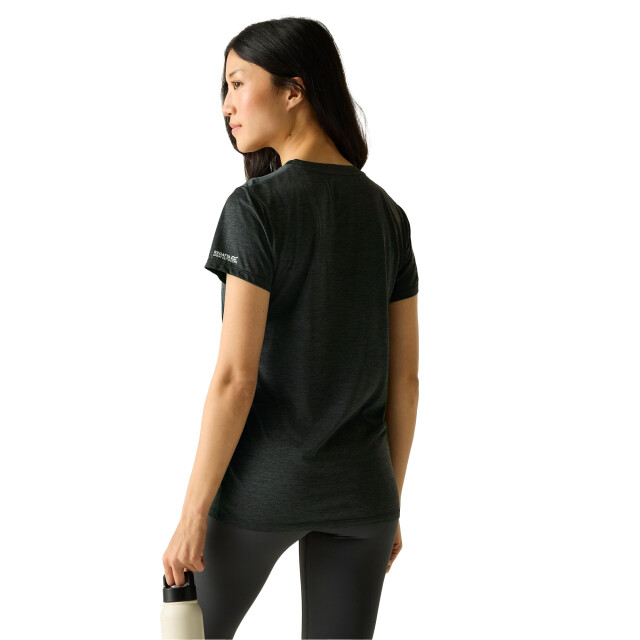 Regatta Dames fingal kunst t-shirt UTRG12535_blackmarl large