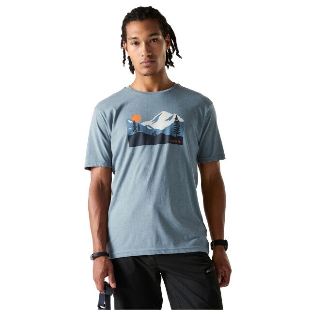 Dare2b Heren movement iii mountain scene t-shirt UTRG12426_mercury large