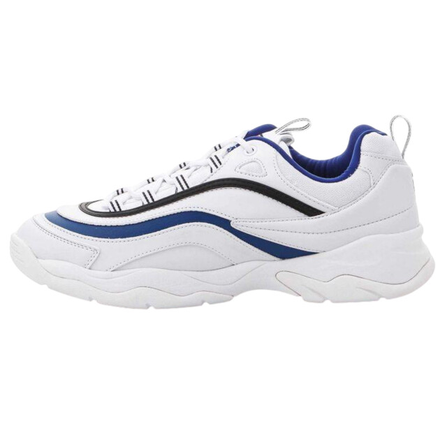 Fila Heren ray leather low cut trainers UTPP9597_white large