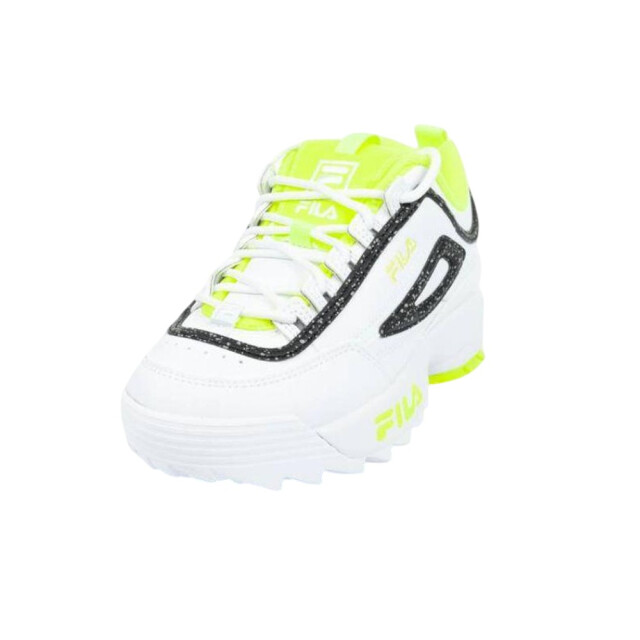 Fila Kinderen/kinderen disruptor ecologische leren trainers UTPP9266_whitegreen large