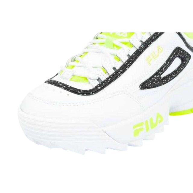 Fila Kinderen/kinderen disruptor ecologische leren trainers UTPP9266_whitegreen large