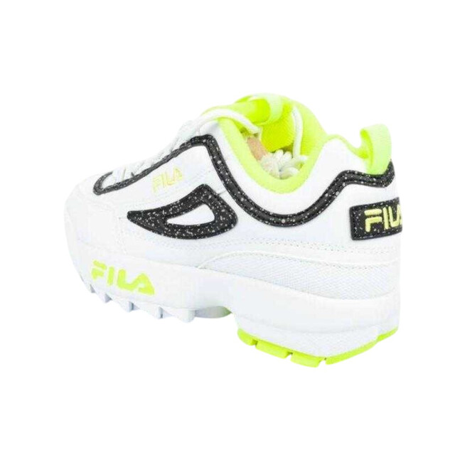 Fila Kinderen/kinderen disruptor ecologische leren trainers UTPP9266_whitegreen large