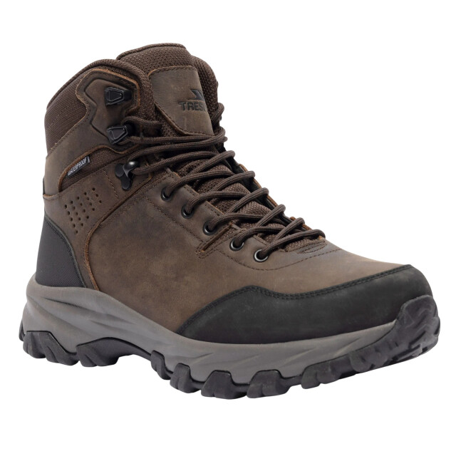 Trespass Heren stride leren wandelschoenen UTTP7151_darkbrown large