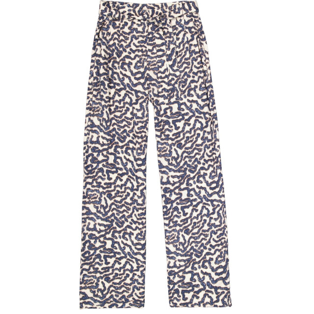 Garcia Jeans Lange broek aop ecru dessin 4109.08.0001 large