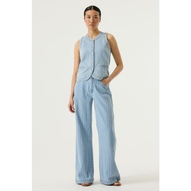 Garcia Jeans Gilet blue denim 4250.35.0006 large