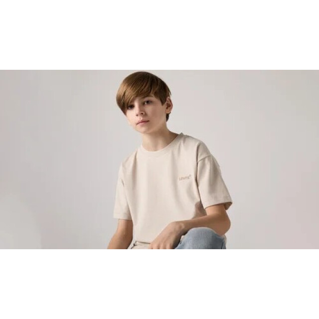 Levi's kinderen jongens t-shirts 3339.05.0015 beige 3339.05.0015 large