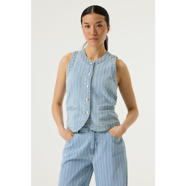 Garcia Jeans Gilet blue denim 4250.35.0006 large