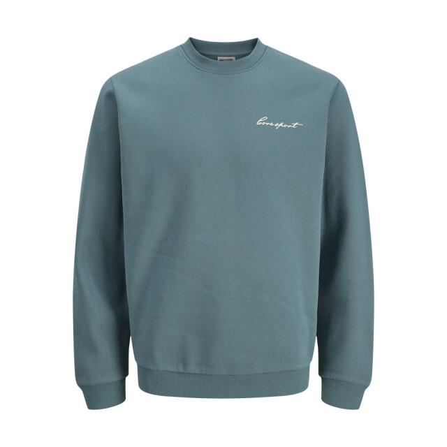 Jack & Jones Jcodust script sweat crew neck esmerald 5209.24.0011 large