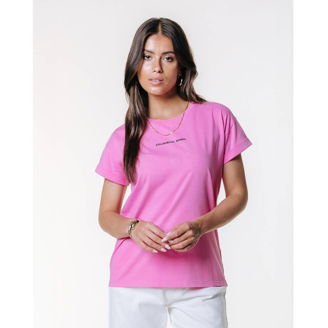 Colourful Rebel T-shirt wt117651 uni logo Colourful Rebel T-shirt WT117651 UNI LOGO large