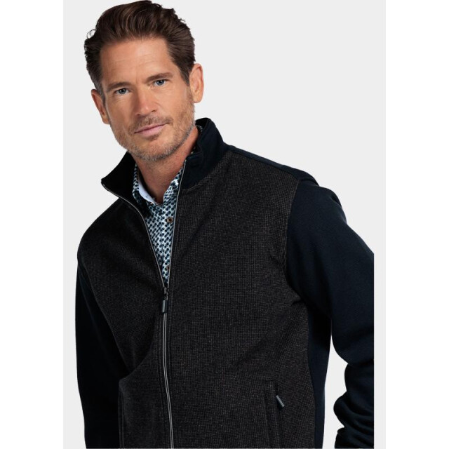 Baileys Vest sweat cardigan zip 2-tone ja 522250/85 200353 large