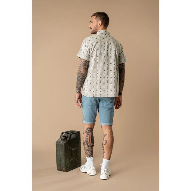 Petrol Industries Heren overhemd m-1060-sis412 7130 light tan Petrol M 1060 SIS412 7130LightTan large