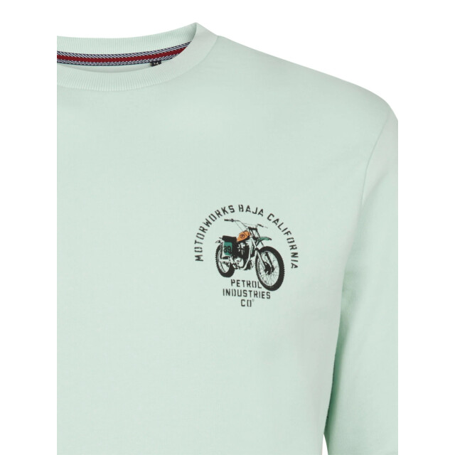 Petrol Industries Heren sweater m-1060-swr316 6181 cool mint Petrol M 1060 SWR316 6181CoolMint large