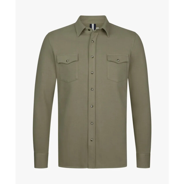 Profuomo Ppxf10001g overshirt western mid green PPXF10001G large