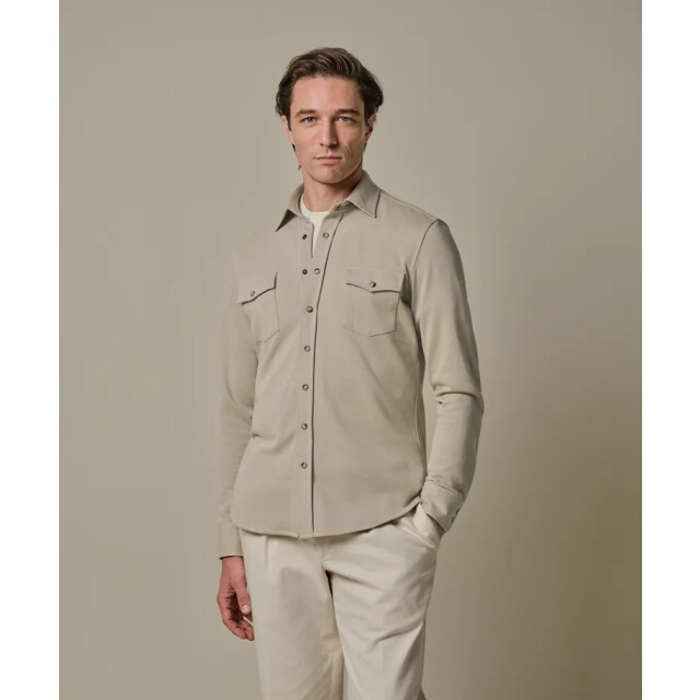 Profuomo Ppxf10001b overshirt western beige PPXF10001B large