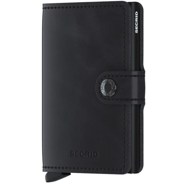 Secrid Miniwallet vintage black MV Black large