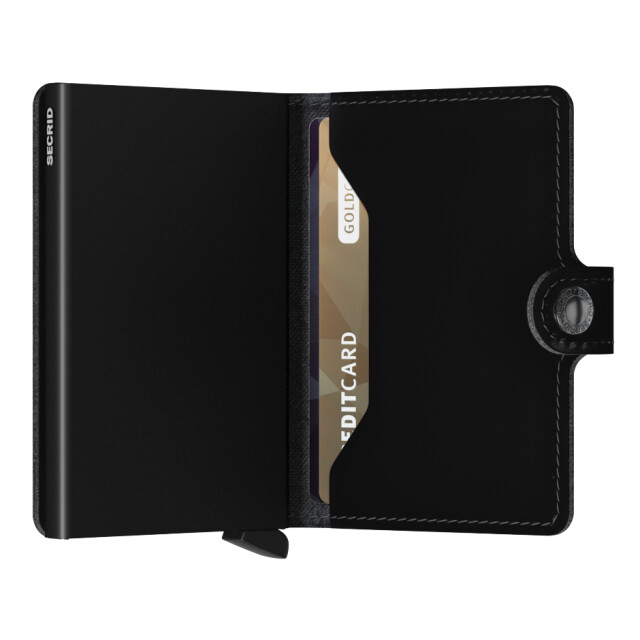 Secrid Miniwallet matte black MM Black large