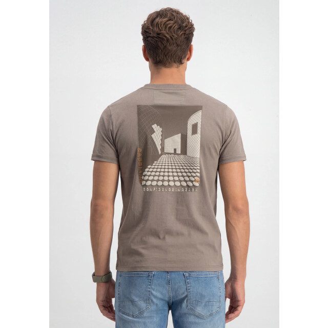 Gabbiano Heren shirt bara 1565111 4232 wood brown Gabbiano 1565111 4232WoodBrown large